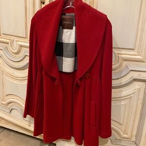 525 America red car coat